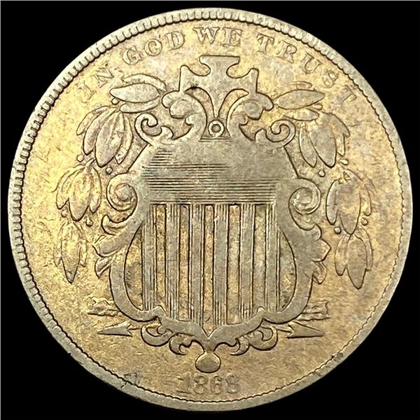 1868 Shield Nickel LIGHTLY CIRCULATED