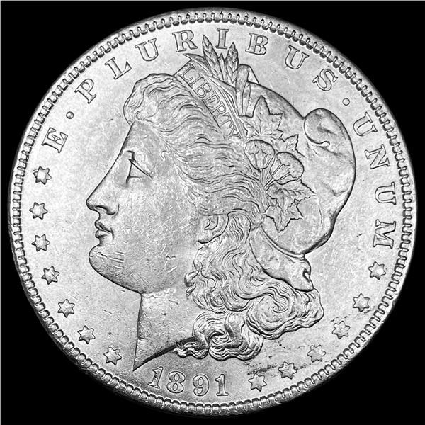 1891-S Silver Morgan Dollar CHOICE AU