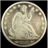 Image 1 : 1874 Silver Half Dollar (Seated Liberty) NICELY CIRCULATED