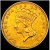 Image 1 : 1873 Gold $1 Indian Head Type 3 CLOSELY UNCIRCULATED
