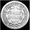 Image 2 : 1854 Arrows Seated Liberty Half Dime NICELY CIRCULATED