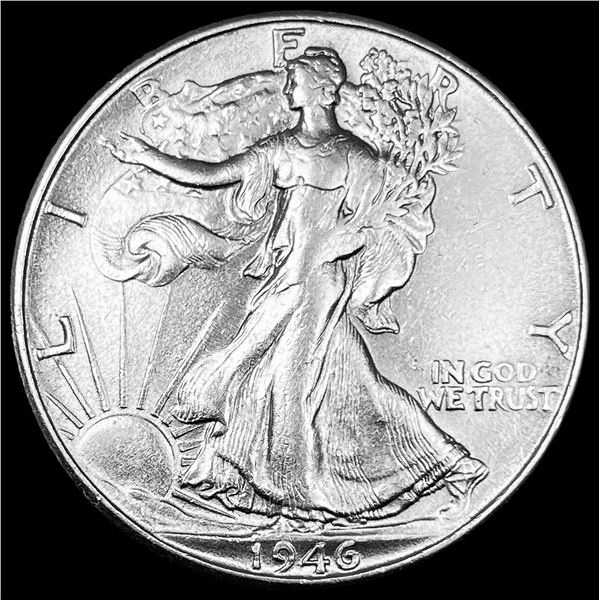 1946-S Silver Walking Liberty Half Dollar CLOSELY UNCIRCULATED