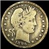 Image 1 : 1896-O Silver Barber Quarter NICELY CIRCULATED