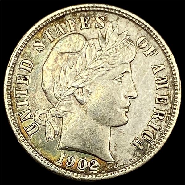 1902 Barber Dime CLOSELY UNCIRCULATED