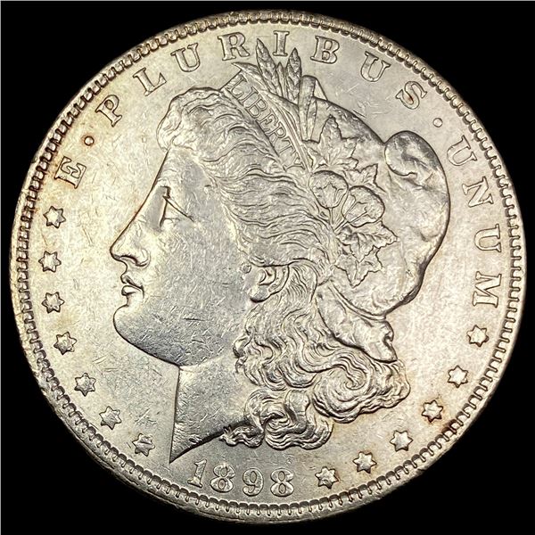 1898 Silver Morgan Dollar CLOSELY UNCIRCULATED
