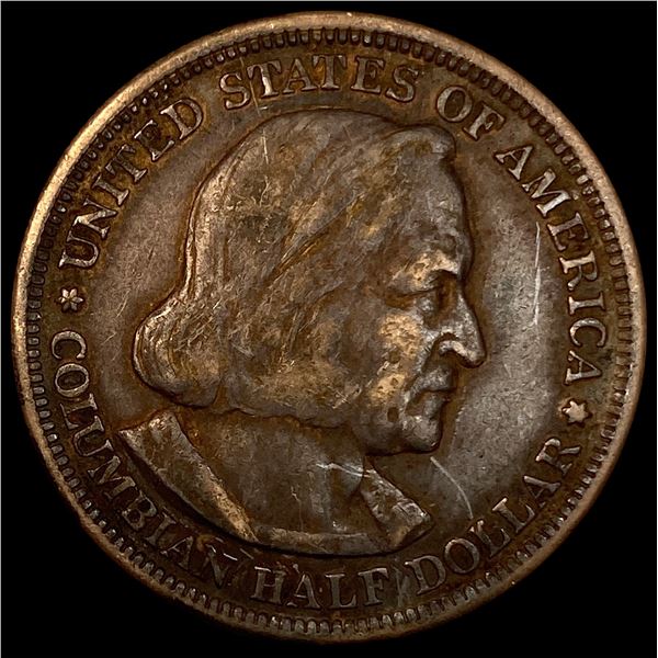 1893 Silver Columbian Half Dollar NEARLY UNCIRCULATED