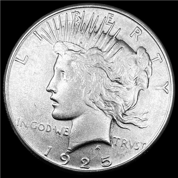 1925-S Silver Peace Dollar LIGHTLY CIRCULATED