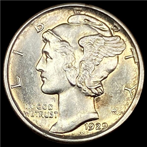 1929 Mercury Dime CHOICE BU