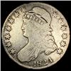 Image 1 : 1824 Capped Bust Half Dollar LIGHTLY CIRCULATED