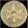 Image 1 : 1856 Silver Three-Cent Piece NEARLY UNCIRCULATED