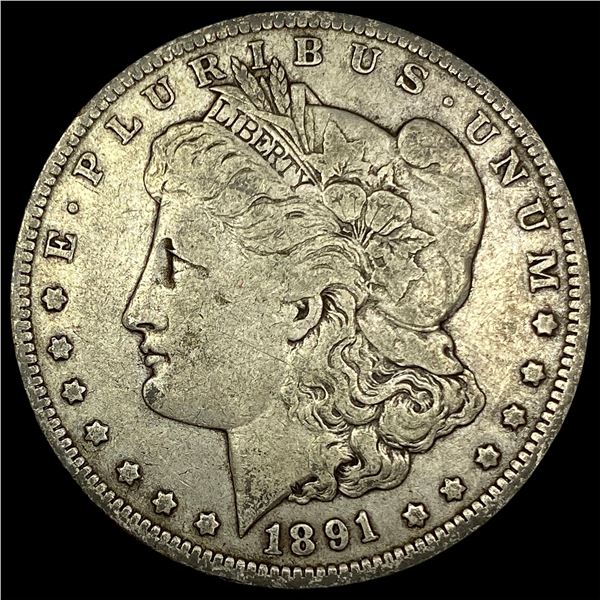 1891-O Silver Morgan Dollar NEARLY UNCIRCULATED