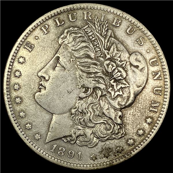 1891-O Silver Morgan Dollar NEARLY UNCIRCULATED