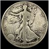 Image 1 : 1918-D Walking Liberty Half Dollar NICELY CIRCULATED