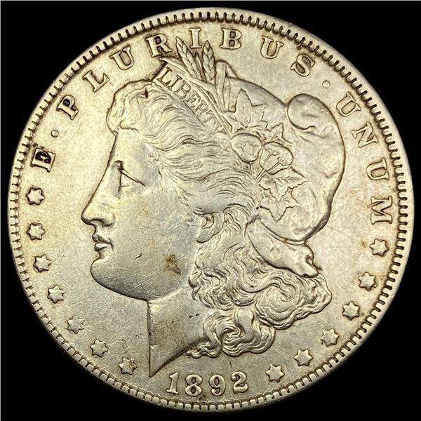 1892-O Silver Morgan Dollar NEARLY UNCIRCULATED