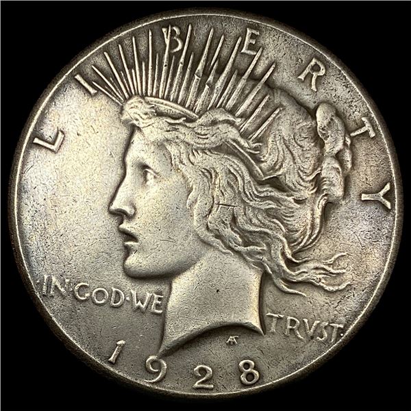 1928-S Silver Peace Dollar CLOSELY UNCIRCULATED