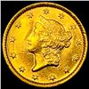 Image 1 : 1854 Gold $1 Indian Princess Head Type 2 HIGH GRADE