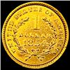 Image 2 : 1854 Gold $1 Indian Princess Head Type 2 HIGH GRADE