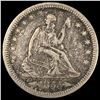 Image 1 : 1855 Arrows Seated Liberty Quarter LIGHTLY CIRCULATED