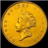Image 1 : 1855 Gold $1 Indian Princess Head Type 2 HIGH GRADE