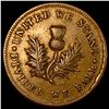 Image 1 : 1863 Civil War Token-United We Stand LIGHTLY CIRCULATED