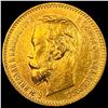 Image 1 : 1902 Gold 5 Roubles Russia UNCIRCULATED