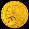 Image 1 : 1913 Indian Head Gold $2.50 Quarter Eagle CLOSELY UNCIRCULATED