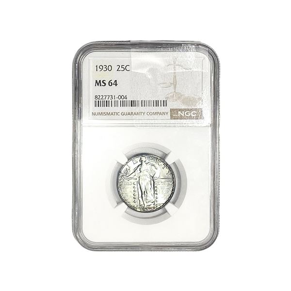 1930 Standing Liberty Quarter NGC MS64