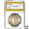 Image 1 : 1880 Morgan Silver Dollar PGA MS64