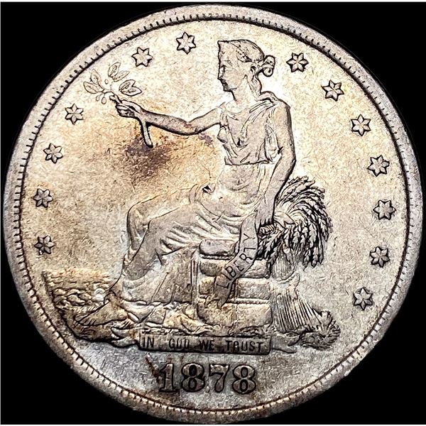 1878-S Silver Trade Dollar NEARLY UNCIRCULATED