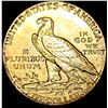 Image 2 : 1909 Indian Head Half Eagle $5 Gold CLOSELY UNCIRCULATED