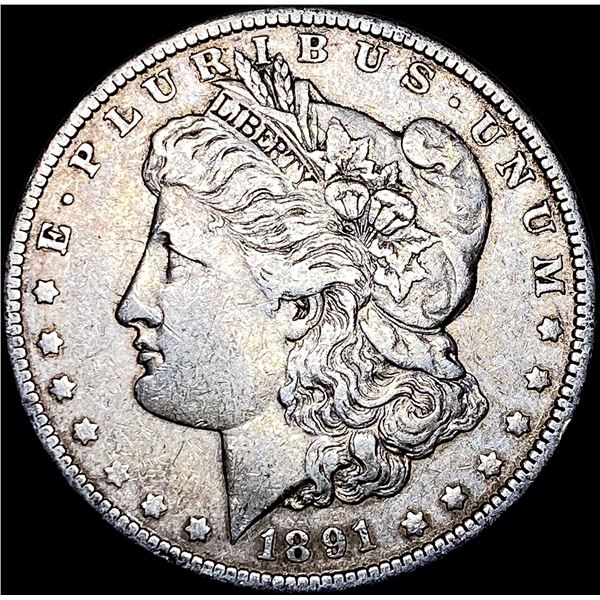 1891-O Silver Morgan Dollar NEARLY UNCIRCULATED
