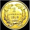 Image 2 : 1858 Gold $1 Indian Princess Head CLOSELY UNCIRCULATED