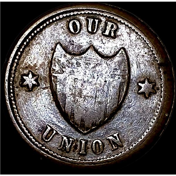 Civil War token LIGHTLY CIRCULATED