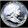 Image 1 : 1957 Silver Franklin Half Dollar CHOICE PROOF