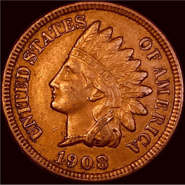 1908 Indian Head Cent CLOSELY UNCIRCULATED