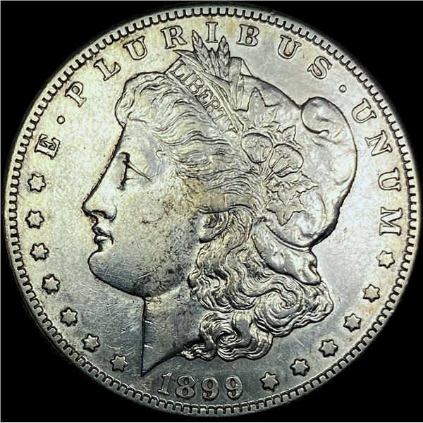 1899-S Silver Morgan Dollar CHOICE AU