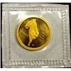 Image 2 : 1999 Singapore 1/20oz Gold $5 Rabbit CHOICE PROOF