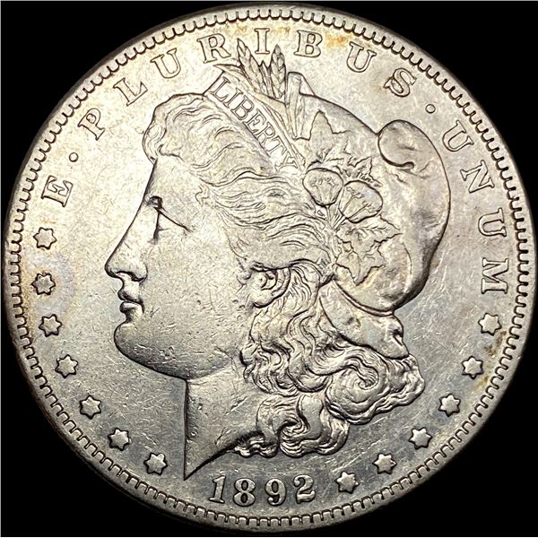 1892-S Silver Morgan Dollar NEARLY UNCIRCULATED