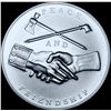 Image 2 : Zachary Taylor Silver Peace Medal GEM BU
