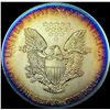 Image 2 : 2015 Toned Silver American Eagle SUPERB GEM BU