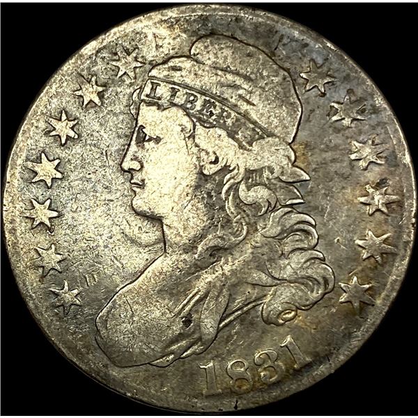 1831 Capped Bust Half Dollar LIGHTLY CIRCULATED