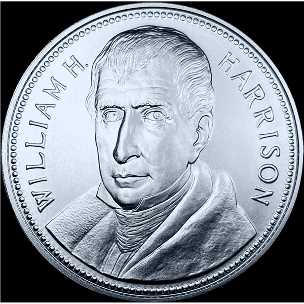 William H. Harrison Presidential Medal GEM BU