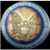 Image 2 : 2015 Toned Silver American Eagle SUPERB GEM BU