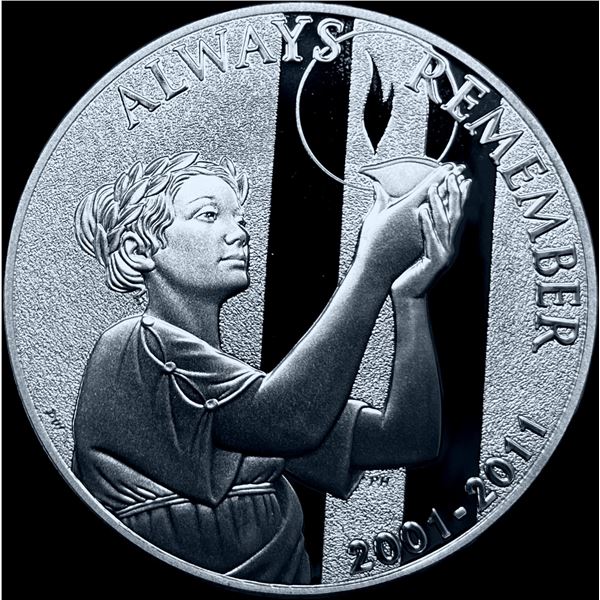 2011-P Silver Medal 9/11 National Medal GEM BU
