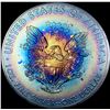 Image 2 : 2015 Toned Silver American Eagle SUPERB GEM BU