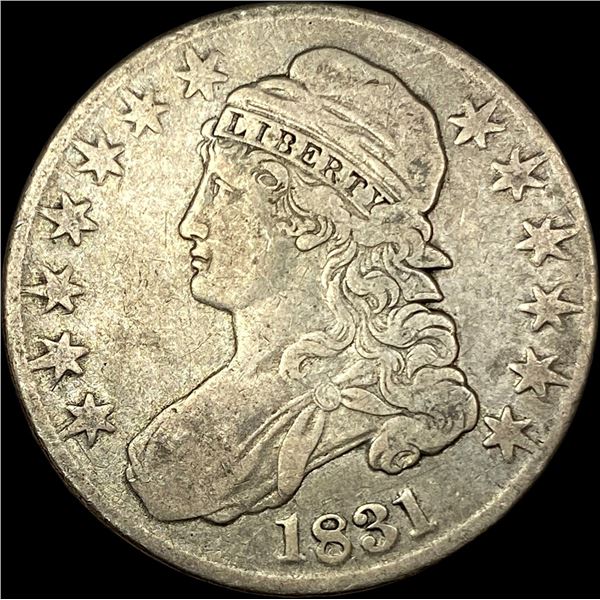 1831 Capped Bust Half Dollar LIGHTLY CIRCULATED