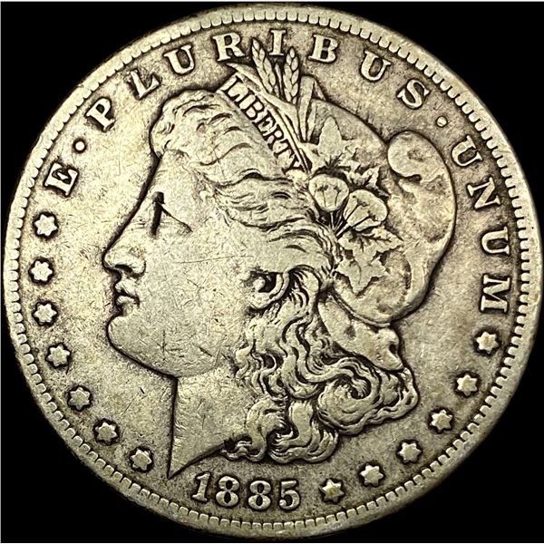 1885-CC Silver Morgan Dollar LIGHTLY CIRCULATED