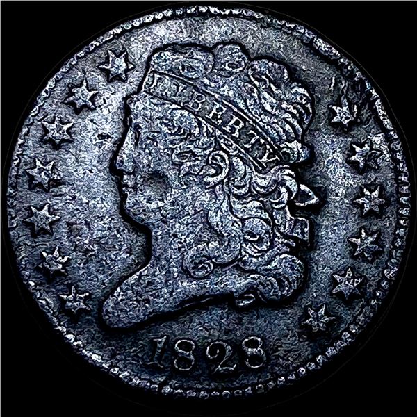 1828 Copper Half Cent LIGHTLY CIRCULATED