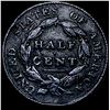 Image 2 : 1828 Copper Half Cent LIGHTLY CIRCULATED