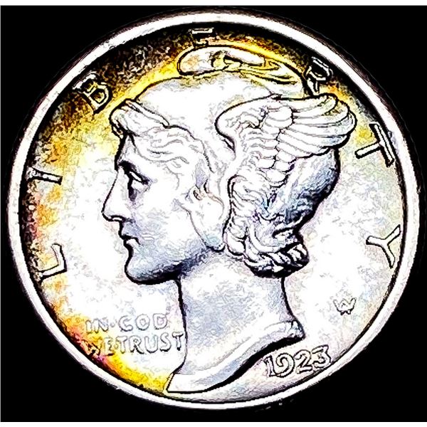 1923-S Silver Mercury Dime CLOSELY UNCIRCULATED